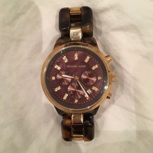 Michael Kors Tortoise Shell Watch